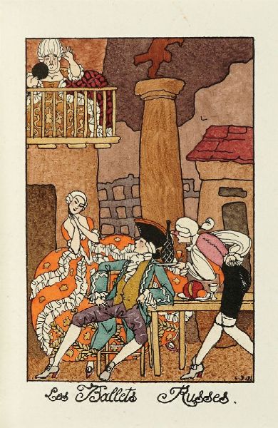 GEORGE BARBIER : La Guirlande des mois. Premire (-Cinquime anne).  - Asta Libri, autografi e manoscritti - Associazione Nazionale - Case d'Asta italiane