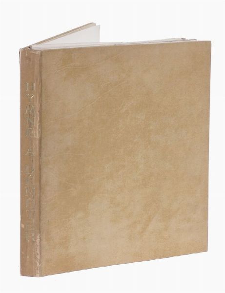 HOMERUS : Hymne  Dmter [...]. Burins originaux de Roger Vieillard.  - Asta Libri, autografi e manoscritti - Associazione Nazionale - Case d'Asta italiane