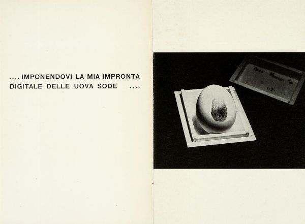 Piero Manzoni : 1 M Comunicazione [Ho eseguito le mie prime linee prima pi corte poi sempre pi lunghe...]  - Asta Libri, autografi e manoscritti - Associazione Nazionale - Case d'Asta italiane