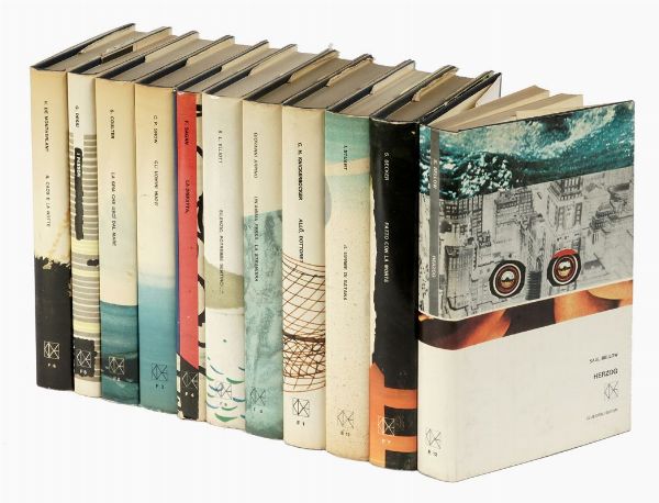 BRUNO MUNARI : La serie completa dei 77 volumi della collana 'Un libro al mese', con copertine di Bruno Munari.  - Asta Libri, autografi e manoscritti - Associazione Nazionale - Case d'Asta italiane