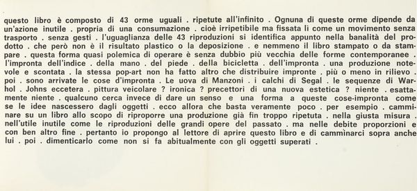 Claudio Parmiggiani : Alfabeto. Testo di Nanni Balestrini.  - Asta Libri, autografi e manoscritti - Associazione Nazionale - Case d'Asta italiane