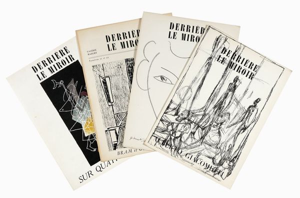 Derriere Le Miroir. N. 36-38: Sur quatre murs.  - Asta Libri, autografi e manoscritti - Associazione Nazionale - Case d'Asta italiane