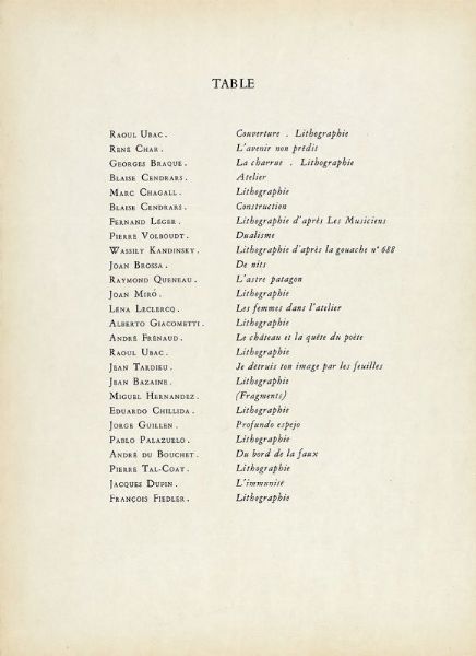 Derriere Le Miroir.  - Asta Libri, autografi e manoscritti - Associazione Nazionale - Case d'Asta italiane