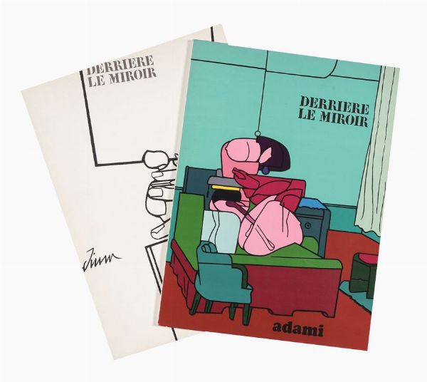 Valerio Adami : Derriere Le Miroir. N. 188: Adami.  - Asta Libri, autografi e manoscritti - Associazione Nazionale - Case d'Asta italiane