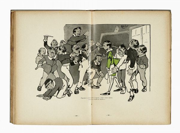 CARLO COLLODI : Le avventure di Pinocchio [...] disegni a colori di Attilio Mussino.  - Asta Libri, autografi e manoscritti - Associazione Nazionale - Case d'Asta italiane