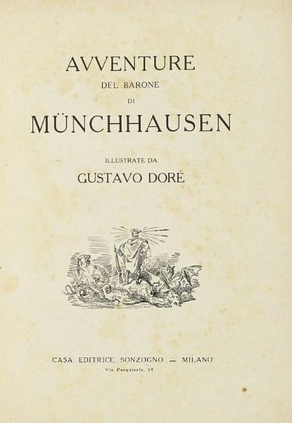 CAMILLE MALLARM : La leggenda d'oro di Mollichina. Illustrazioni di Duilio Cambellotti.  - Asta Libri, autografi e manoscritti - Associazione Nazionale - Case d'Asta italiane
