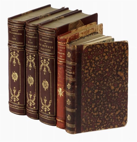 Lotto di 21 opere illustrate di letteratura erotica in francese.  - Asta Libri, autografi e manoscritti - Associazione Nazionale - Case d'Asta italiane