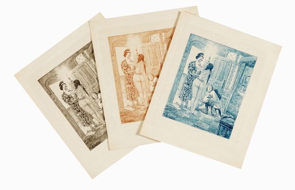 Les Cent Nouvelles nouvelles attribues au Roy Louis le Onzime. Illustrations de Malassis.  - Asta Libri, autografi e manoscritti - Associazione Nazionale - Case d'Asta italiane