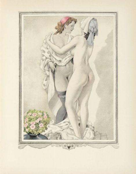 GIACOMO CASANOVA : Mémoires. Extraits de 1734 à 1755, - 1755 à 1772 colligés par René Groos. Illustrations de Brunelleschi.  - Asta Libri, autografi e manoscritti - Associazione Nazionale - Case d'Asta italiane