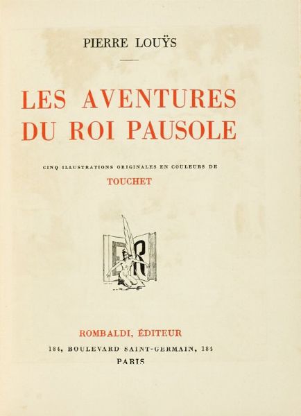 GABRIEL SOULAGES : Le Malheureux petit voyage.  - Asta Libri, autografi e manoscritti - Associazione Nazionale - Case d'Asta italiane
