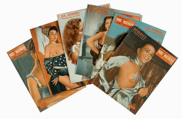 SERGE JACQUES : 11 numeri della rivista Les beauts de Paris et de Hollywood.  - Asta Libri, autografi e manoscritti - Associazione Nazionale - Case d'Asta italiane