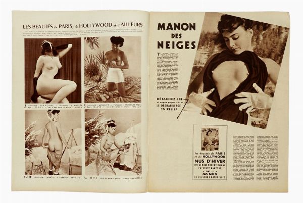 SERGE JACQUES : 11 numeri della rivista Les beauts de Paris et de Hollywood.  - Asta Libri, autografi e manoscritti - Associazione Nazionale - Case d'Asta italiane