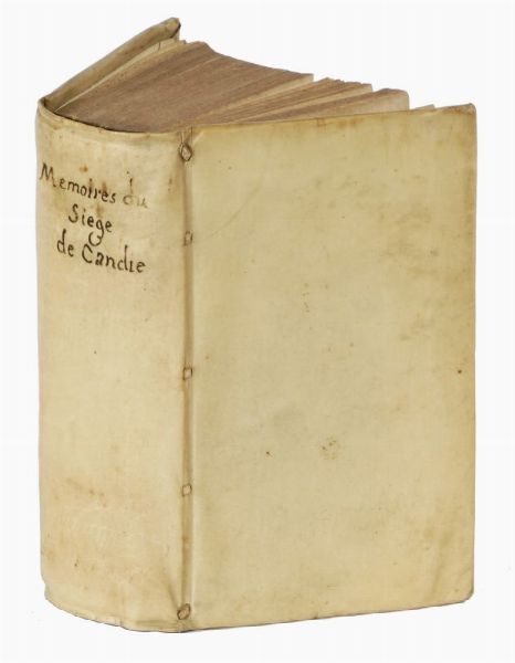FRANOIS SAVINIEN (D') ALQUI : Les memoires du voyage de monsieur le Marquis de Ville au Levant, ou l'Histoire curieuse du siege de Candie...  - Asta Libri, autografi e manoscritti - Associazione Nazionale - Case d'Asta italiane