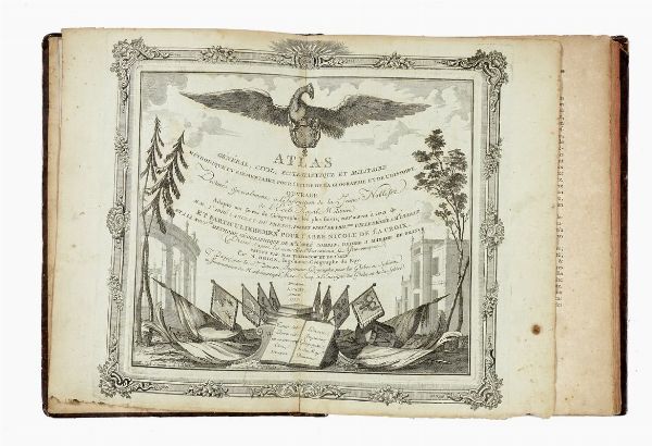 LOUIS BRION DE LA TOUR : Atlas general, civil ecclesiastique, militaire  metodique et elementaire pour l'etude de la geographie et de l'histoire...  - Asta Libri, autografi e manoscritti - Associazione Nazionale - Case d'Asta italiane