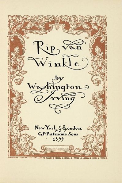 WASHINGTON IRVING : Rip Van Winkle.  - Asta Libri, autografi e manoscritti - Associazione Nazionale - Case d'Asta italiane