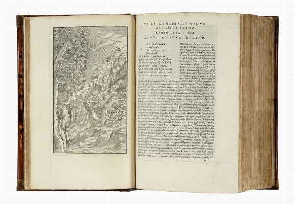 DANTE ALIGHIERI : La Commedia [...] con la nova esposizione di Alessandro Vellutello.  - Asta Libri, autografi e manoscritti - Associazione Nazionale - Case d'Asta italiane