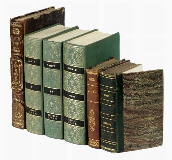 DANTE ALIGHIERI : Lotto di 39 opere dantesche.  - Asta Libri, autografi e manoscritti - Associazione Nazionale - Case d'Asta italiane