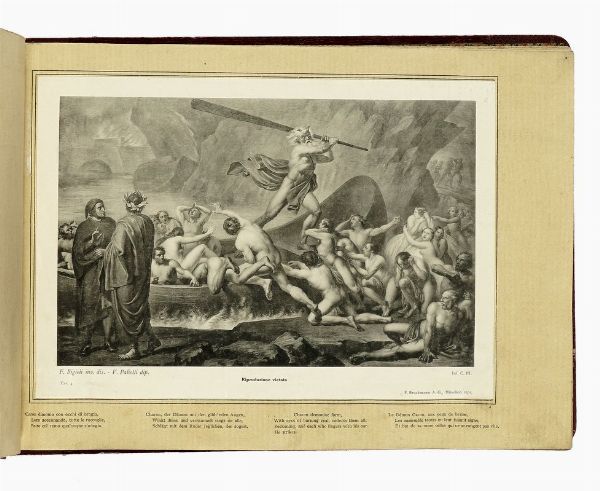 FILIPPO BIGIOLI : Galleria Dantesca riproduzione di 27 grandi quadri [...] dipinti a finto arazzo...  - Asta Libri, autografi e manoscritti - Associazione Nazionale - Case d'Asta italiane