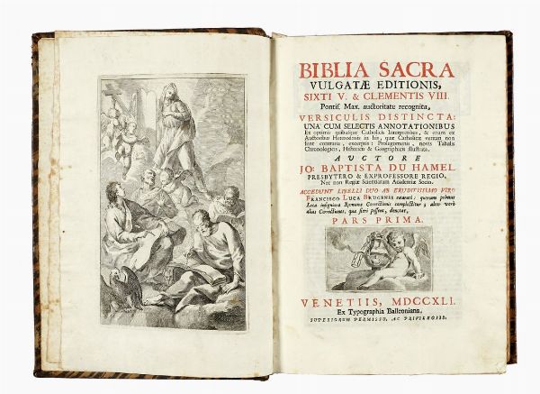 Biblia sacra vulgatae editionis... Pars prima (-altera).  - Asta Libri, autografi e manoscritti - Associazione Nazionale - Case d'Asta italiane