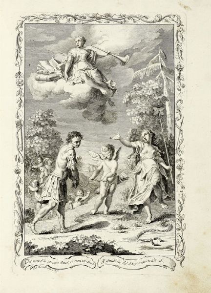 Ludovico Ariosto : Orlando furioso. Tomo I (-IV).  - Asta Libri, autografi e manoscritti - Associazione Nazionale - Case d'Asta italiane