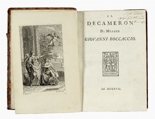 GIOVANNI BOCCACCIO : Il Decameron.  - Asta Libri, autografi e manoscritti - Associazione Nazionale - Case d'Asta italiane