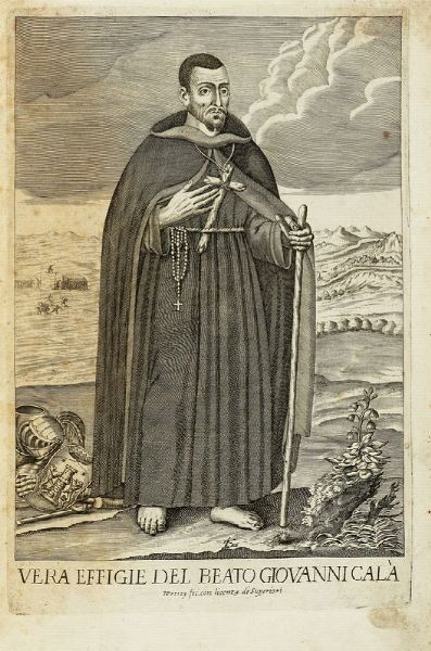 CARLO CAL : Historia de' Sveui nel conquisto de' Regni di Napoli, e di Sicilia, per l'Imperadore Enrico Sesto. Con la vita del beato Giovanni Cala capitan generale che fu di detto imperadore...  - Asta Libri, autografi e manoscritti - Associazione Nazionale - Case d'Asta italiane