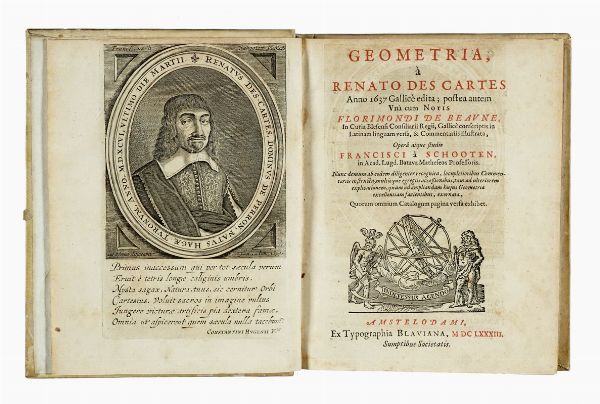 REN DESCARTES : Geometria... editio tertia.  - Asta Libri, autografi e manoscritti - Associazione Nazionale - Case d'Asta italiane