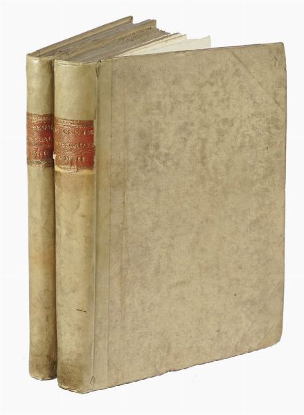 NICCOLO GALEOTTI : Museum Odescalchum, sive Thesaurus antiquarum gemmarum cum imaginibus in iisdem insculptis, et ex iisdem exsculptis... Tomus primus (-secundus).  - Asta Libri, autografi e manoscritti - Associazione Nazionale - Case d'Asta italiane