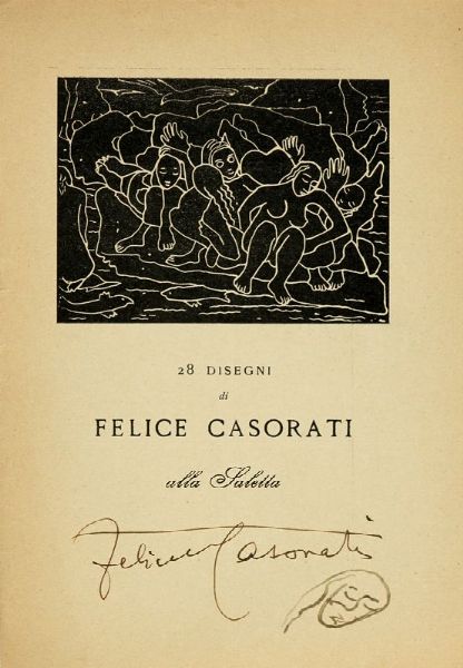 Renato Guttuso : Dedica autografa su libro Comizio di quartiere (Firenze, 15 ottobre-19 novembre 1977).  - Asta Libri, autografi e manoscritti - Associazione Nazionale - Case d'Asta italiane