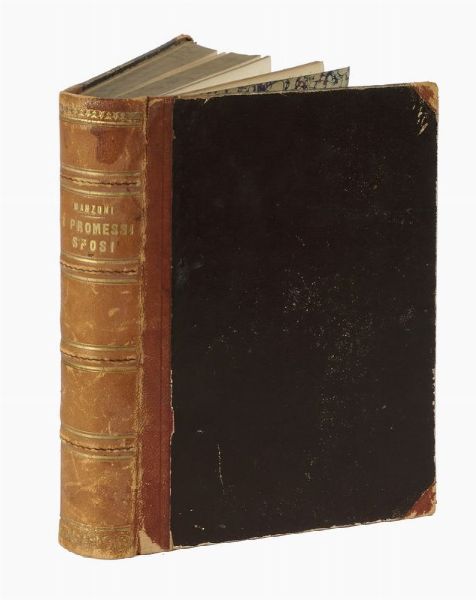 ALESSANDRO MANZONI : I promessi sposi. Storia milanese del secolo XVII [...] Terza edizione illustrata. Storia della colonna infame.  - Asta Libri, autografi e manoscritti - Associazione Nazionale - Case d'Asta italiane