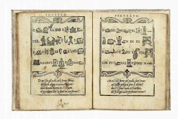 GIOVANNI BATTISTA PALATINO : Compendio del gran volume de l'arte del bene et leggiadramente scrivere tutte le sorti di lettere et caratteri.  - Asta Libri, autografi e manoscritti - Associazione Nazionale - Case d'Asta italiane