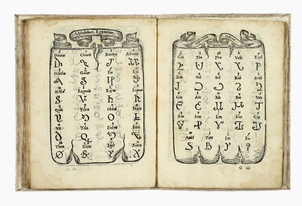 GIOVANNI BATTISTA PALATINO : Compendio del gran volume de l'arte del bene et leggiadramente scrivere tutte le sorti di lettere et caratteri.  - Asta Libri, autografi e manoscritti - Associazione Nazionale - Case d'Asta italiane