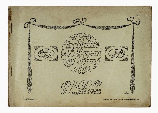 FRANCESCO PERILLA : [Caratteri e Fregi Moderni. Con Esempi di Applicazioni Artistiche e Industriali.]  - Asta Libri, autografi e manoscritti - Associazione Nazionale - Case d'Asta italiane