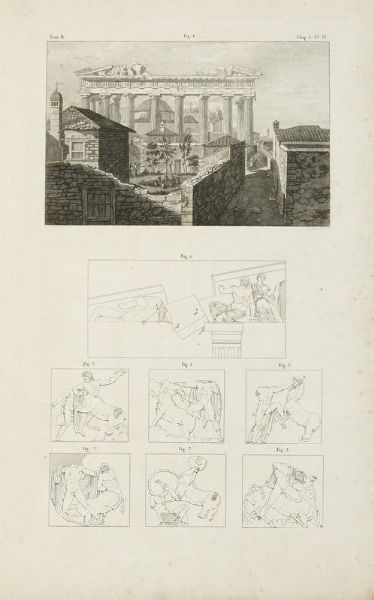 JAMES STUART : The Antiquities of Athens [...]. Volume the first (-fourth).  - Asta Libri, autografi e manoscritti - Associazione Nazionale - Case d'Asta italiane