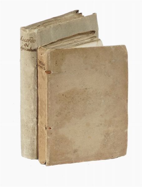 CAMILLO TARELLO : Ricordo d'agricoltura [...] corretto, illustrato, aumentato con note...  - Asta Libri, autografi e manoscritti - Associazione Nazionale - Case d'Asta italiane