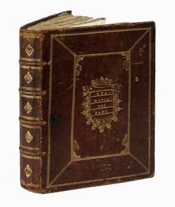 Acta Fundationis / Iurispatronatus / Ecclesiae S. Mariae de Faro / Villa Pausilypi / Ad favorem / V. S. D. Francisci M.ae Maza / Ex / Concessione obtenda / A / SS.mo D. N. Papa / Innocentio XI.  - Asta Libri, autografi e manoscritti - Associazione Nazionale - Case d'Asta italiane