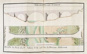 Recoeuil des plans des ponts situs dans le diocse D[']alais (Als).  - Asta Libri, autografi e manoscritti - Associazione Nazionale - Case d'Asta italiane