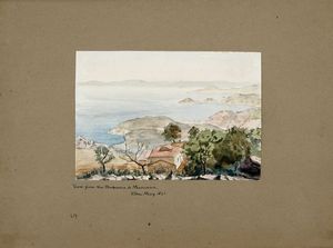 WOLFGANG SARTORIUS VON WALTERSHAUSEN : Album contenente 80 vedute di citt e isole italiane.  - Asta Libri, autografi e manoscritti - Associazione Nazionale - Case d'Asta italiane