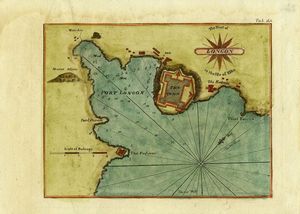 HEATHER WILLIAM - Quattro picccole carte nautiche da The New Mediterranean Harbour Pilot: Containing Two Hundred and Twenty-four Accurate Plans of the Principal Harbours, Bays, Roadsteads, and Islands in the Mediterranean Sea...
