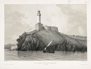 EUGNE CICRI : Tre tavole da  L?ILE D?ELBE, Album recueil sous la direction de M. le Prince  A. Dmidoff. Vues Pittoresques dessines d?aprs nature par Andr Durand.  - Asta Libri, autografi e manoscritti - Associazione Nazionale - Case d'Asta italiane