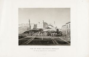 LOUIS NICOLAS PHILIPPE AUGUSTE DE FORBIN : VUES de L'ILE D'ELBE D'aprs les Dessins DE M. LE COMTE DE FORBIN.  - Asta Libri, autografi e manoscritti - Associazione Nazionale - Case d'Asta italiane