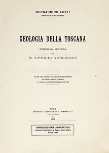 BERNARDINO LOTTI : Descrizione geologica dell'isola d'Elba...  - Asta Libri, autografi e manoscritti - Associazione Nazionale - Case d'Asta italiane
