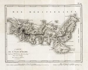 ARSENNE THIBAUT DE BERNEAUD : Voyage a l'isle d'Elbe suivi d'une notice sur les autres isles de la mer Tyrrhenienne.  - Asta Libri, autografi e manoscritti - Associazione Nazionale - Case d'Asta italiane
