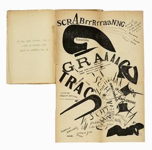 Filippo Tommaso Marinetti : Les mots en libert futuristes.  - Asta Libri, autografi e manoscritti - Associazione Nazionale - Case d'Asta italiane