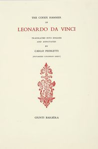 LEONARDO DA VINCI - The Codex Hammer [...] by Carlo Pedretti...