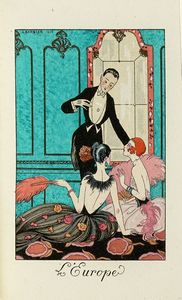 GEORGE BARBIER - La Guirlande des mois. Premire (-Cinquime anne).