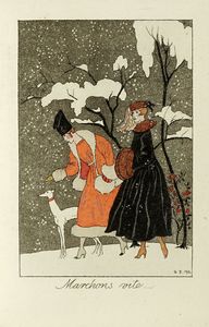 GEORGE BARBIER : La Guirlande des mois. Premire (-Cinquime anne).  - Asta Libri, autografi e manoscritti - Associazione Nazionale - Case d'Asta italiane