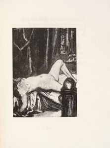 CHARLES BAUDELAIRE : Les Fleurs du mal. Illustrations [...] sur bois par Emile Bernard. Premir (-seconde) partie.  - Asta Libri, autografi e manoscritti - Associazione Nazionale - Case d'Asta italiane
