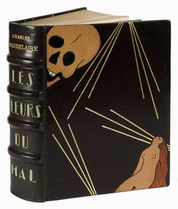 CHARLES BAUDELAIRE : Les Fleurs du mal. Illustrations [...] sur bois par Emile Bernard. Premir (-seconde) partie.  - Asta Libri, autografi e manoscritti - Associazione Nazionale - Case d'Asta italiane