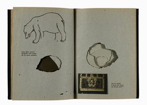 BRUNO MUNARI : Nella notte buia.  - Asta Libri, autografi e manoscritti - Associazione Nazionale - Case d'Asta italiane